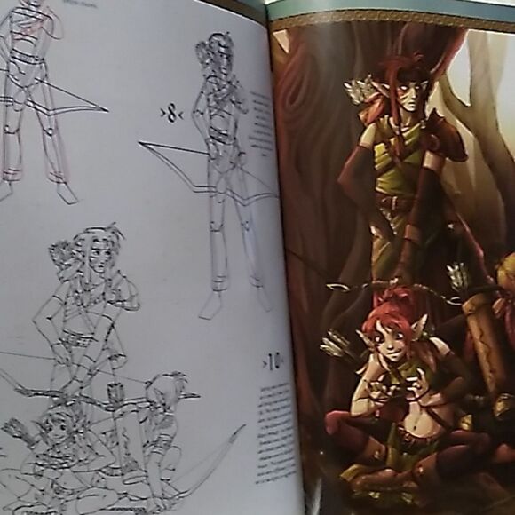 DragonArt Fantasy Characters how to draw fantastic beings guidebook paperback - Picture 13 of 16